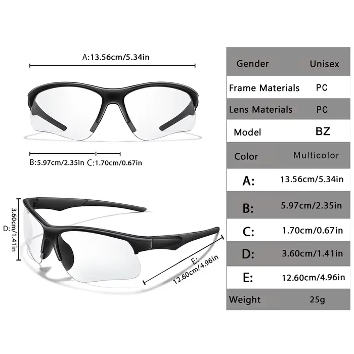 Lunettes de soleil photochromiques de Style tendance pour hommes femmes en plein air vtt vélo cyclis