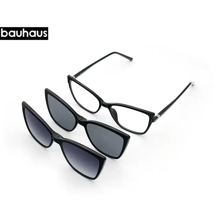 X3186 pince magnétique sur lunettes de soleil femme Ultem optique papillon lunettes cadre UV400 mode