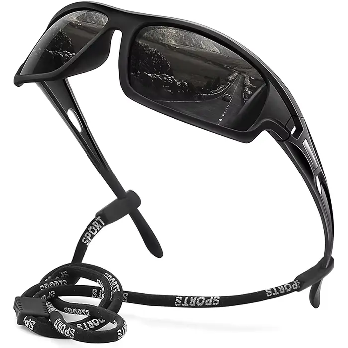 Lunettes de soleil polarisées pour hommes et femmes, monture incassable, pour le cyclisme, la pêche,
