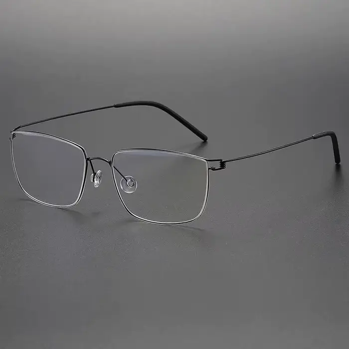 Nicholas Lindberg-like nouvelles lunettes mode Air titane jante cadre optique homme femmes