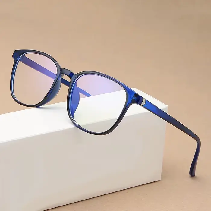 Lunettes d'ordinateur carrées transparentes