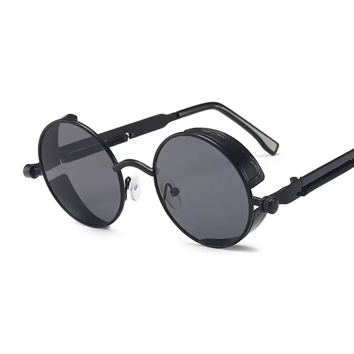 Lunettes de soleil Steampunk gothiques classiques pour femmes et hommes, lunettes de soleil vintage,
