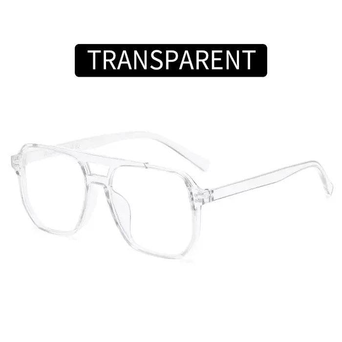 Lunettes d'ordinateur transparentes, monture carrée Anti-lumière bleue pour femmes et hommes, lunett
