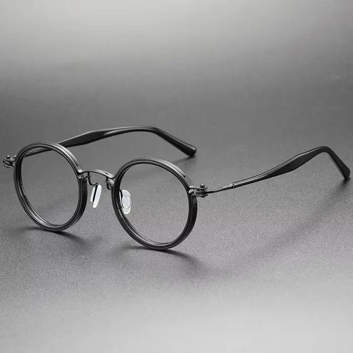 Lunettes rondes de luxe pour hommes et femmes