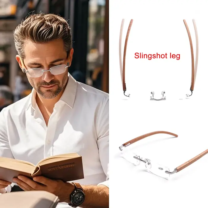 Lunettes de lecture sans monture pour hommes