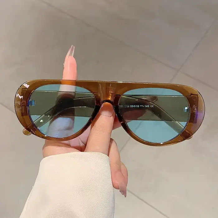 Lunettes de soleil de luxe pour femmes et hommes, marque de styliste dégradé unisexe, Glamour, tenda