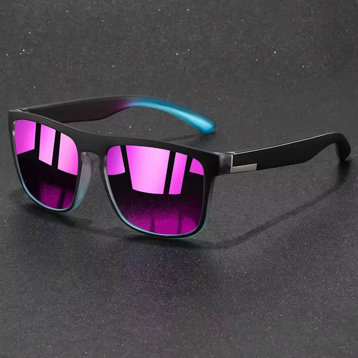 Lunettes de soleil sport carrées vintage tendance pour hommes et femmes