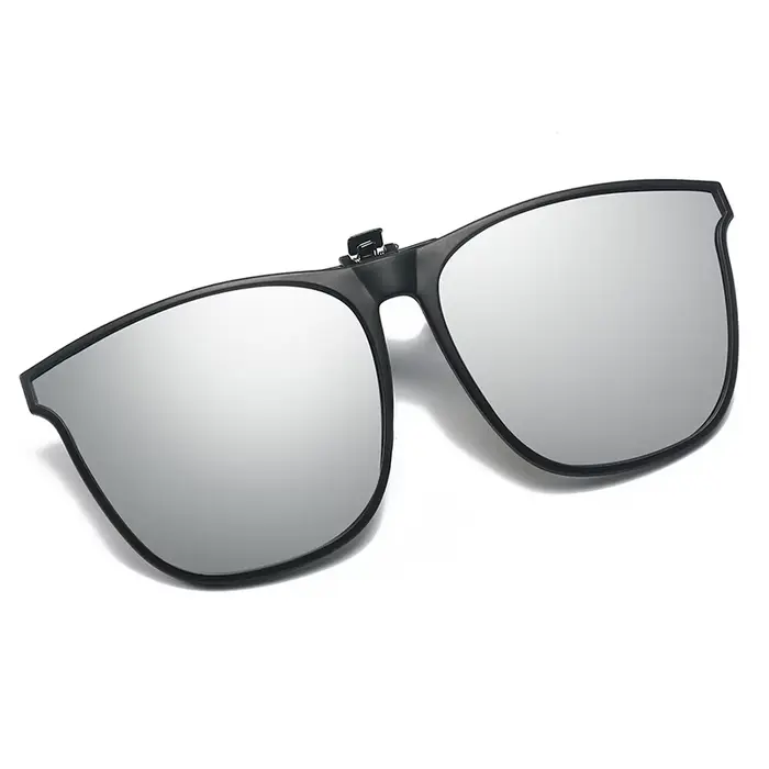 Lunettes de soleil polarisées à Clip pour hommes, pour conducteur de voiture, Vision nocturne, Anti-