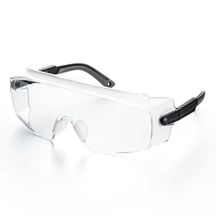 Lunettes de sécurité Anti-buée et poussière, monture transparente réglable, lunettes chimiques indus