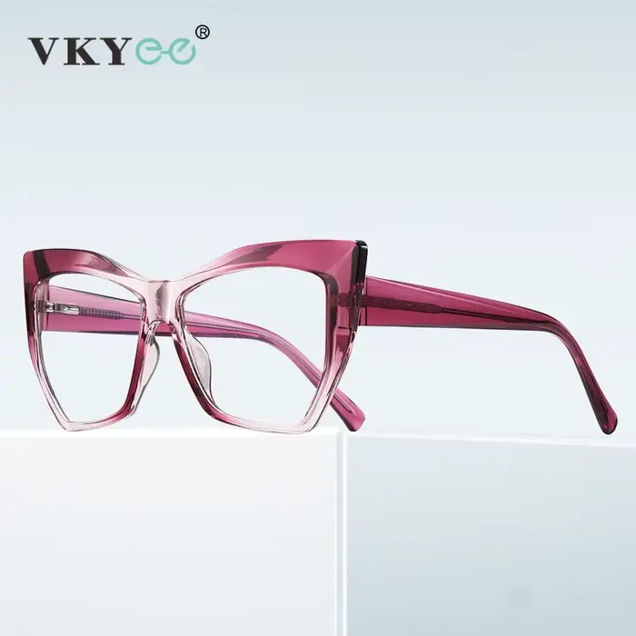 VICKY femmes Cateye Prescription lunettes de lecture dégradé myopie hypermétropie résine Anti lumièr