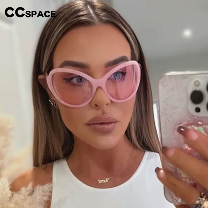 Lunettes de soleil rondes en forme d'œuf pour femmes et hommes