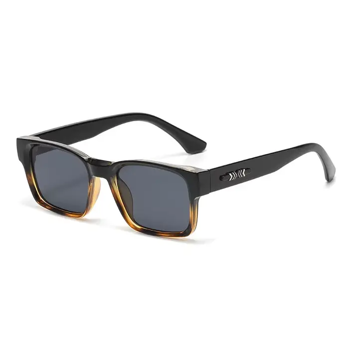 Lunettes de soleil carrées de luxe léger, design minimaliste, élégantes, unisexes, protection UV400,