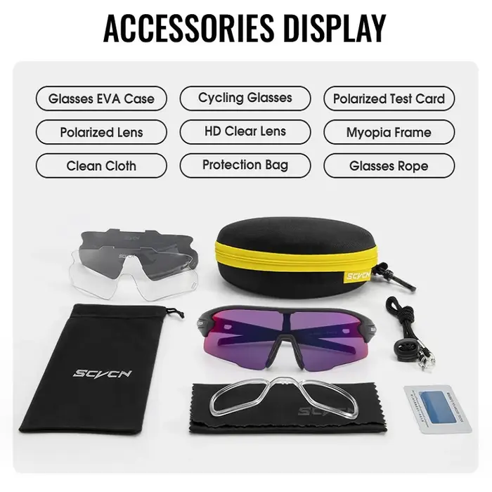 Polarisé hommes femmes 2025 cyclisme vélo lunettes pêche Sport nuances lunettes de soleil VTT vtt lunettes Motocross lunettes