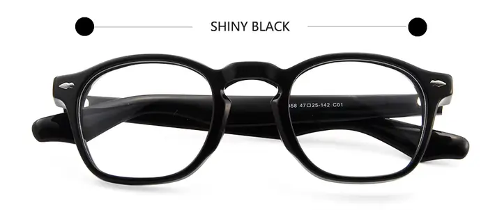 Jm Mage – lunettes de styliste en acétate, monture ronde ovale épaisse, pour femmes et hommes, taill
