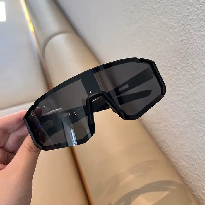 1/2 pièces lunettes de soleil de cyclisme femmes UV400 Anti-sable protecteur des yeux lunettes de so