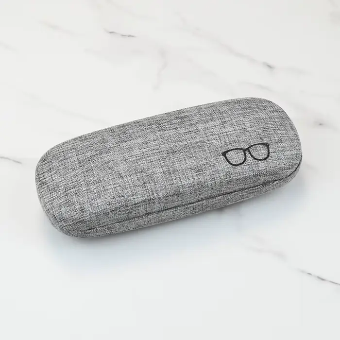 Étui à lunettes de haute qualité pour hommes et femmes, en tissu de lin, housse rigide et Portable, 
