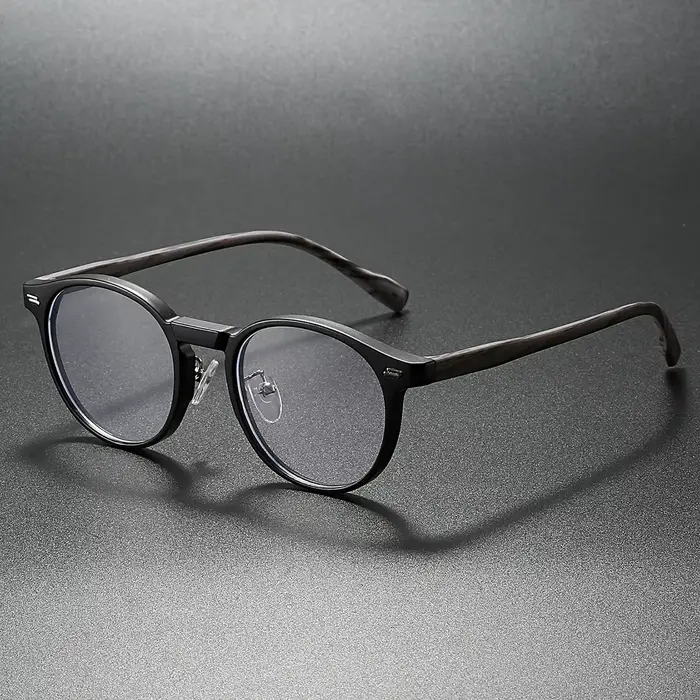 KAMMPT Vintage lunettes rondes mode rétro bleu lumière bloquant lunettes à la mode Design élégant co