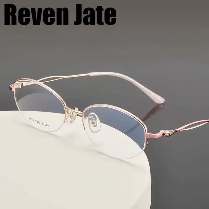 Reven Jate 1118 lunettes pour femme demi-monture optique Prescription monture