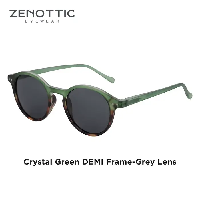 ZENOTTIC Lunettes de soleil polarisées rétro 2026 2025 pour hommes et femmes, monture ronde vintage,