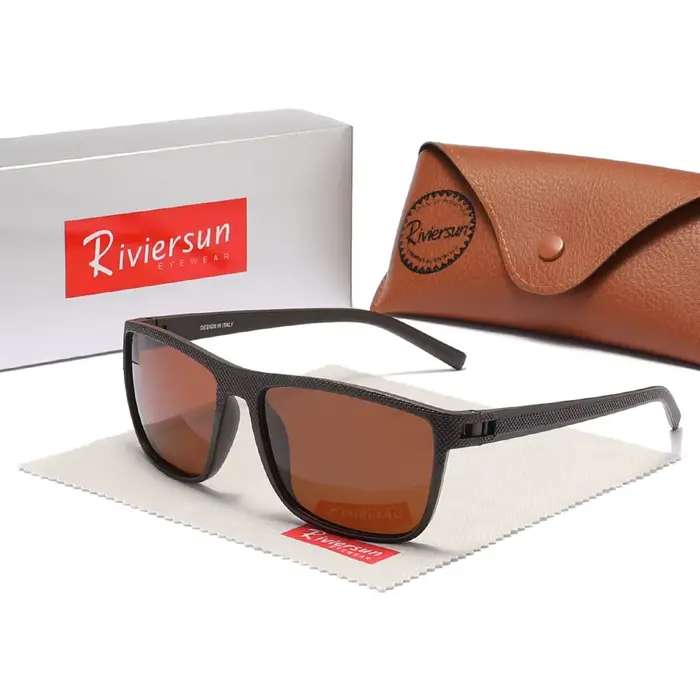 Lunettes de soleil carrées pour hommes et femmes, avec protection UV400, accessoire de confort pour 