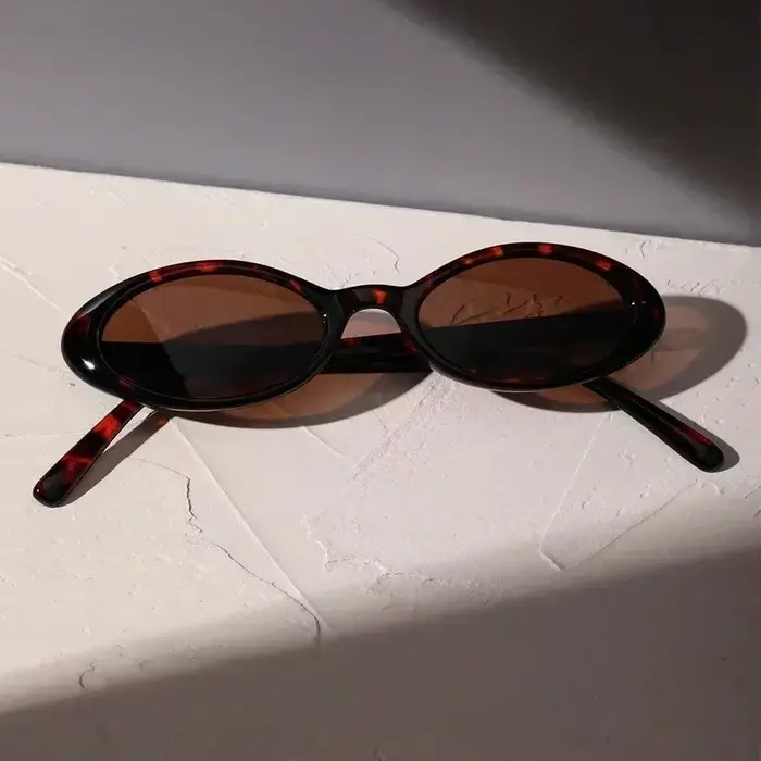 Vintage lunettes de soleil ovales 2025 hommes marque de luxe concepteur petites