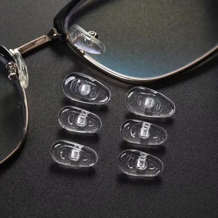 5-30 paires de coussinets de nez en silicone pour lunettes