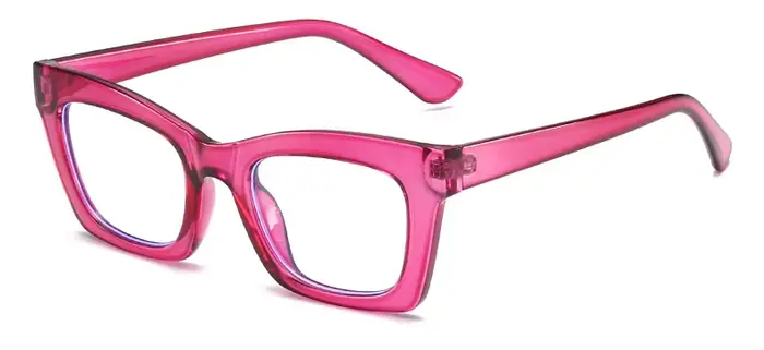 Monture de lunettes carrée pour femme, sexy, anti-lumière bleue, verres optiques clairs pour ordinat