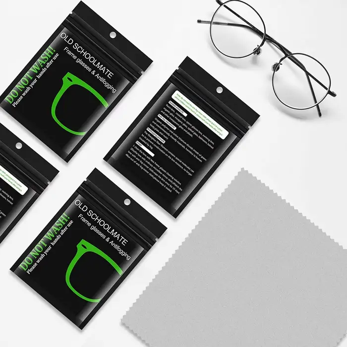 Lingettes Anti-buée réutilisables pour lunettes