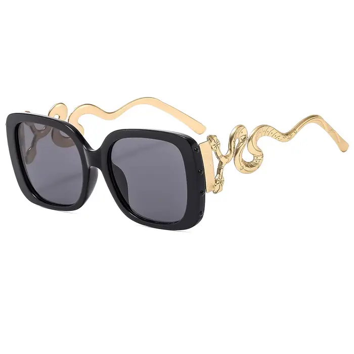 Lunettes de soleil Vintage pour femmes, rétro classique, tendance, Design de marque, monture dorée, 