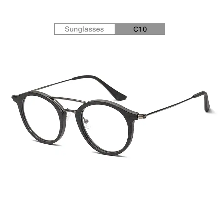 Lunettes optiques à Grain de bois pour hommes et femmes, monture en acétate, verres de Prescription,