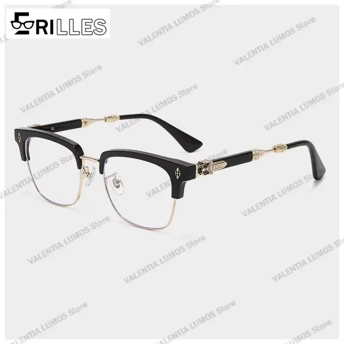 TR90 montures de lunettes plein cadre bloquant la lumière bleue, grandes lunettes carrées à la mode 