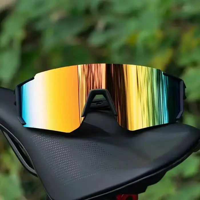 Lunettes de soleil de sport pour hommes, légères, surdimensionnées, pour le cyclisme, la conduite, l