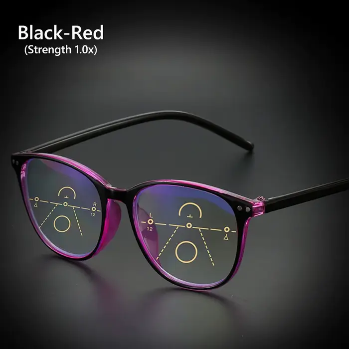 Lunettes de lecture multifocales anti-lumière bleue See Near & Far pour femmes et hommes, lunettes d