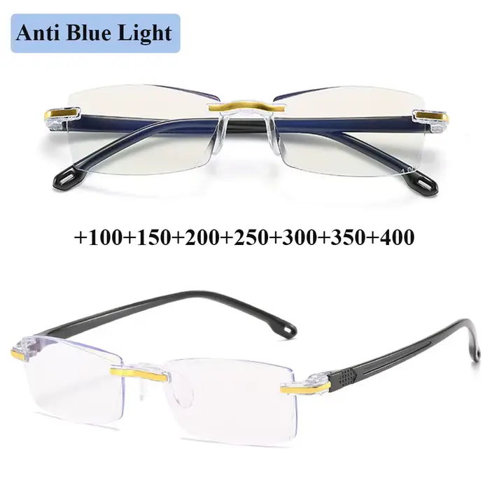 Lunettes de lecture sans bords pour hommes et femmes