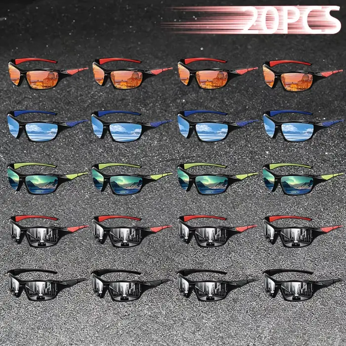 Lunettes de soleil classiques à couleurs contrastées, pour hommes et femmes, pour la conduite, la pê