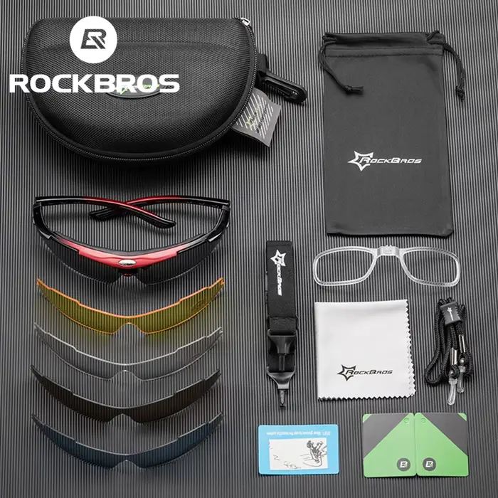ROCKBROS lunettes de cyclisme polarisées