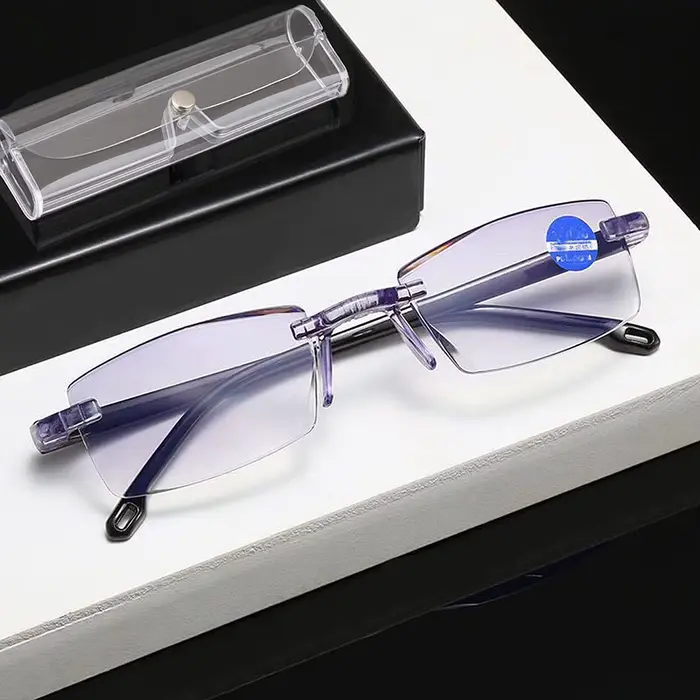 Lunettes de lecture à verres progressifs pour femmes et hommes, haute qualité, blocage de la lumière
