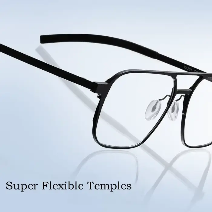YIMARUILI pilote polarisé pince magnétique sur lunettes pur titane Double faisceau optique Prescript