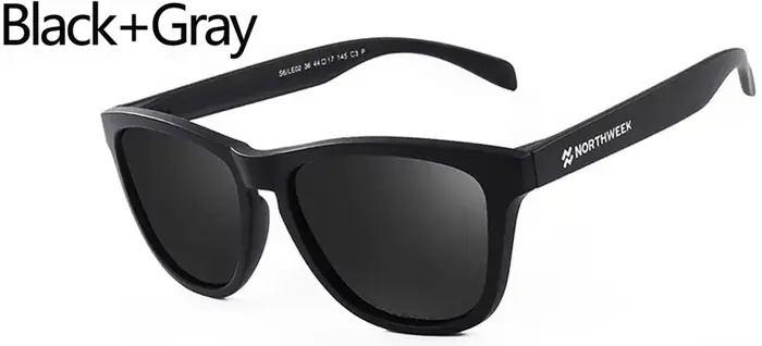 Lunettes de soleil carrées pour hommes et femmes, ultralégères, Northweek, anti-éblouissement, pour 