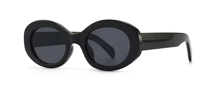 Vintage petites lunettes De soleil ovales femmes marque De luxe concepteur noir femme lunettes De so