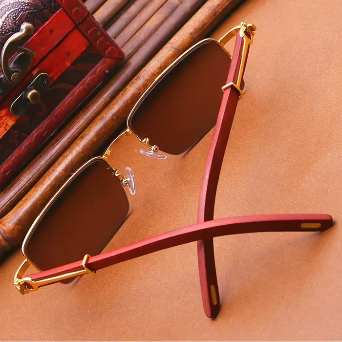 Vazrobe-Lunettes de soleil en verre pour hommes et femmes