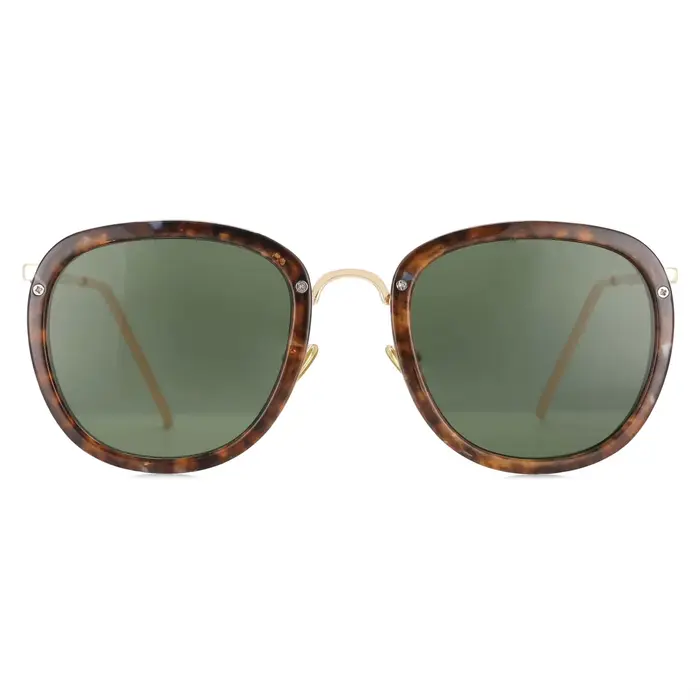 Lunettes de soleil rondes rétro à rayures pour hommes et femmes, verres solaires Vintage Uv400 à la 
