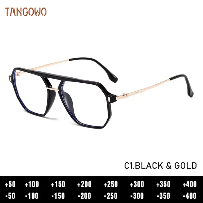 Lunettes de vue TANGOWO pour hommes -1 Lunettes de myopie Photochromiques Homme Femme