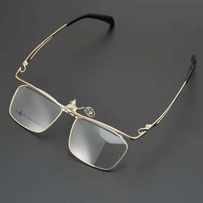 Lunettes de myopie en titane pur IP pour hommes