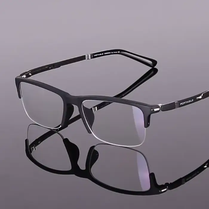 Toptical – demi-lunettes TR90 pour myopie, ultra-légères, pour homme, monture à verres fins, ordinat