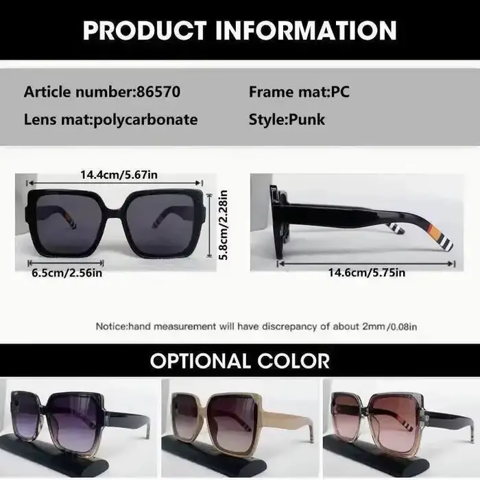 OCYCO – lunettes de soleil surdimensionnées pour femmes