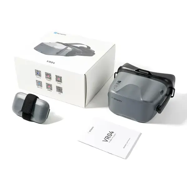 Lunettes FPV B E T A FPV VR04, version analogique/HD, 4,3 pouces, 48 canaux, résolution 800*480, ave