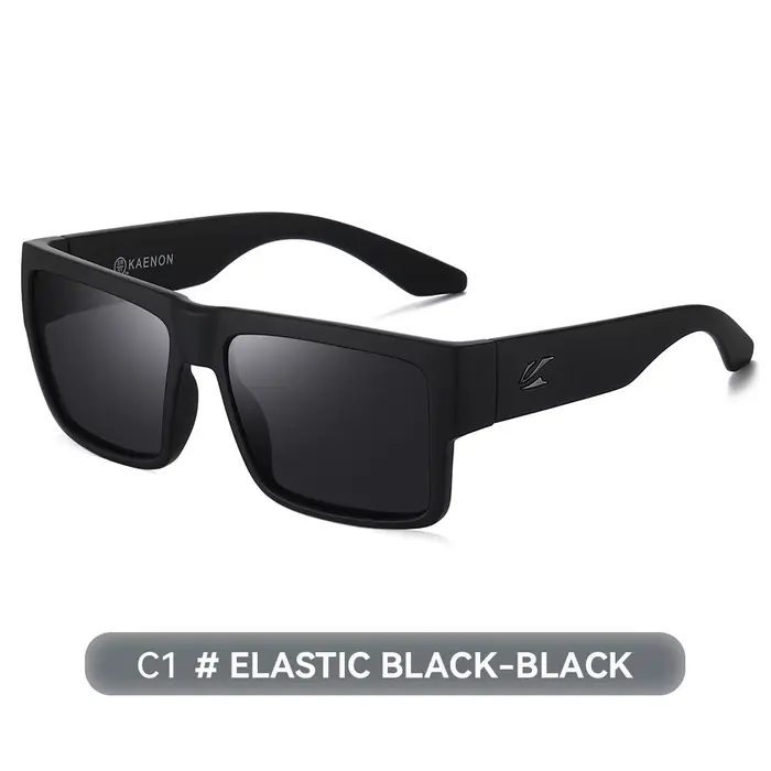 Agreenon-Lunettes de soleil carrées polyvalentes pour hommes et femmes, lunettes de pêche polarisées