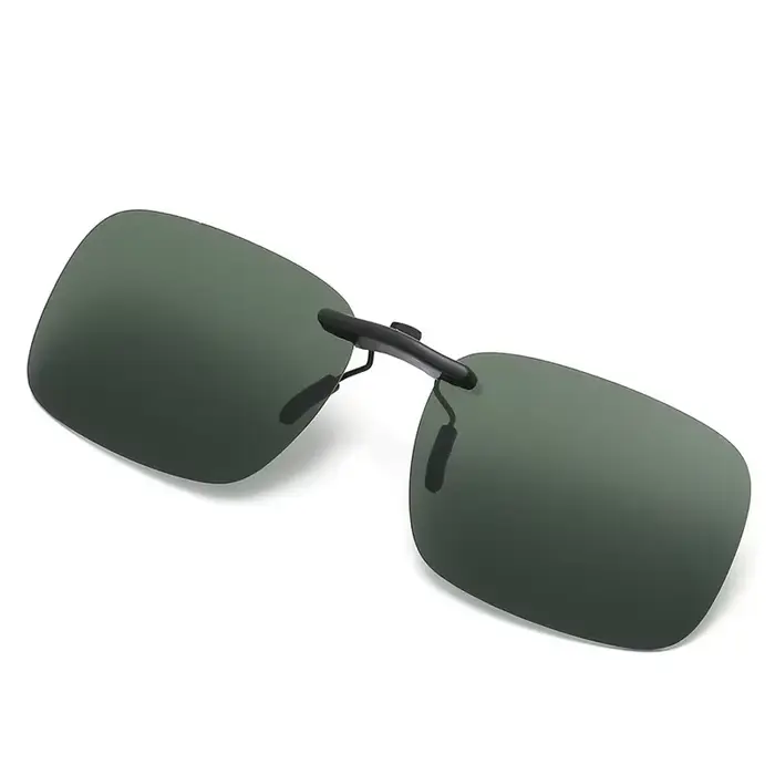 Lunettes de soleil à clipser sans monture, verres anti-reflets, pour accessoire de mode et activités