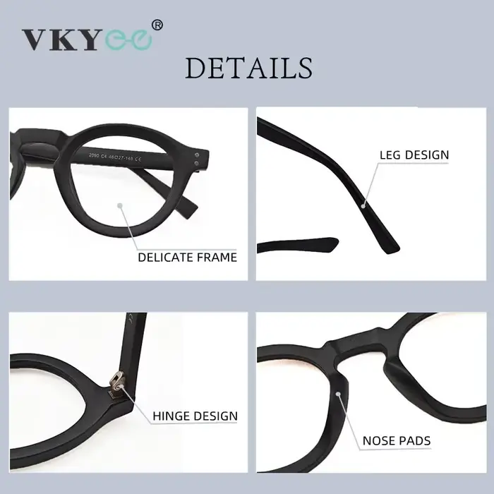 VICKY classique hommes lunettes de Prescription TR90 lunettes de lecture Anti rayon bleu lunettes ca
